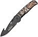 Team Realtree 91-RT660CP Folding Guthook Liner Lock with Sheath, Black/Camo