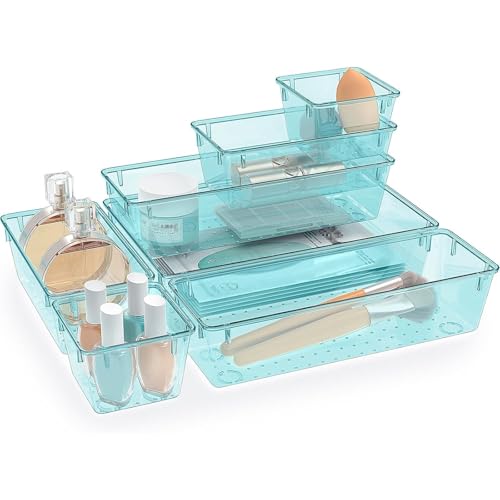 Plastic Drawer Organizers Set