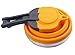 1.2L Orange Portable Silicone Collapsible Tea Kettle Outdoor Camping Travel Kettle Foldable Pot