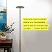 Brightech Sky Flux Dimmable LED Floor Lamp – Super Bright Floor Lamp for Living Room and Offices – Torchiere Standing Lamp with 3 Light Options, Tall Lamp for Bedroom Reading and More - Bronze