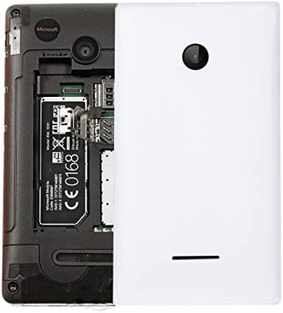MICROSOFTSPAREPARTS Spare Parts for Microsoft Solid Color Battery Back Cover for Microsoft Lumia 532(Black) (Color : White)