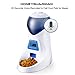 HoneyGuaridan A26 Automatic Pet Feeder Food Dispenser - Removable Food Container, Portion Control & Voice Recording - Timer Programmable 6-Meal for Dogs & Cats & Small Animals - Double Power Optional