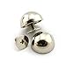 LQ Industrial 8pcs 1/2 inch Silver Purse Handbag Feet Mushroom Type Nailhead Hollow Round Head Stud Metal Philip Screw-Back Spike Studs Rivet Leather Craft DIY 12mm
