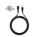 PWR+ 6 Ft Power Cord for Segway Ninebot MAX Electric Kick Scooter Charger Adapter Cable Repacement 3 Prong Mickey Mouse IEC320 C5 to NEMA 5-15P (UL Safety Certified)