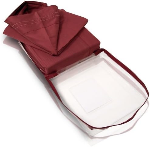 1200 Pristine Collection 4pc Bed Sheets Set, All Sizes/Colors, Silky Soft Deep Pockets, 100% Money Back Guarantee!! Wrinkle &amp; Fade Resistant ( Queen, Burgundy Red)