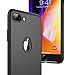 CASEKOO iPhone 7 Plus Case Ultra Thin Slim Fit Case Hard Sleek Protective Anti-Scratch Matte Surface Great Grip Cover Compatible with iPhone 7 Plus [Shell Series]-Phantom Black