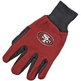 McArthur 10259 Adult's San Francisco 49ers Knit NFL Logo Glove One Size