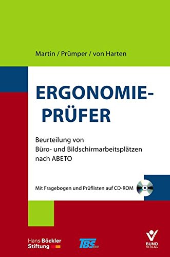 Ergonomie Prufer Zur Beurteilung Von Buro Und Martin Peter Prumper Jochen Harten Amazon De Bucher