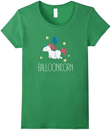 Womens Balloonicorn - Funny Unicorn T-Shirt Large Grass