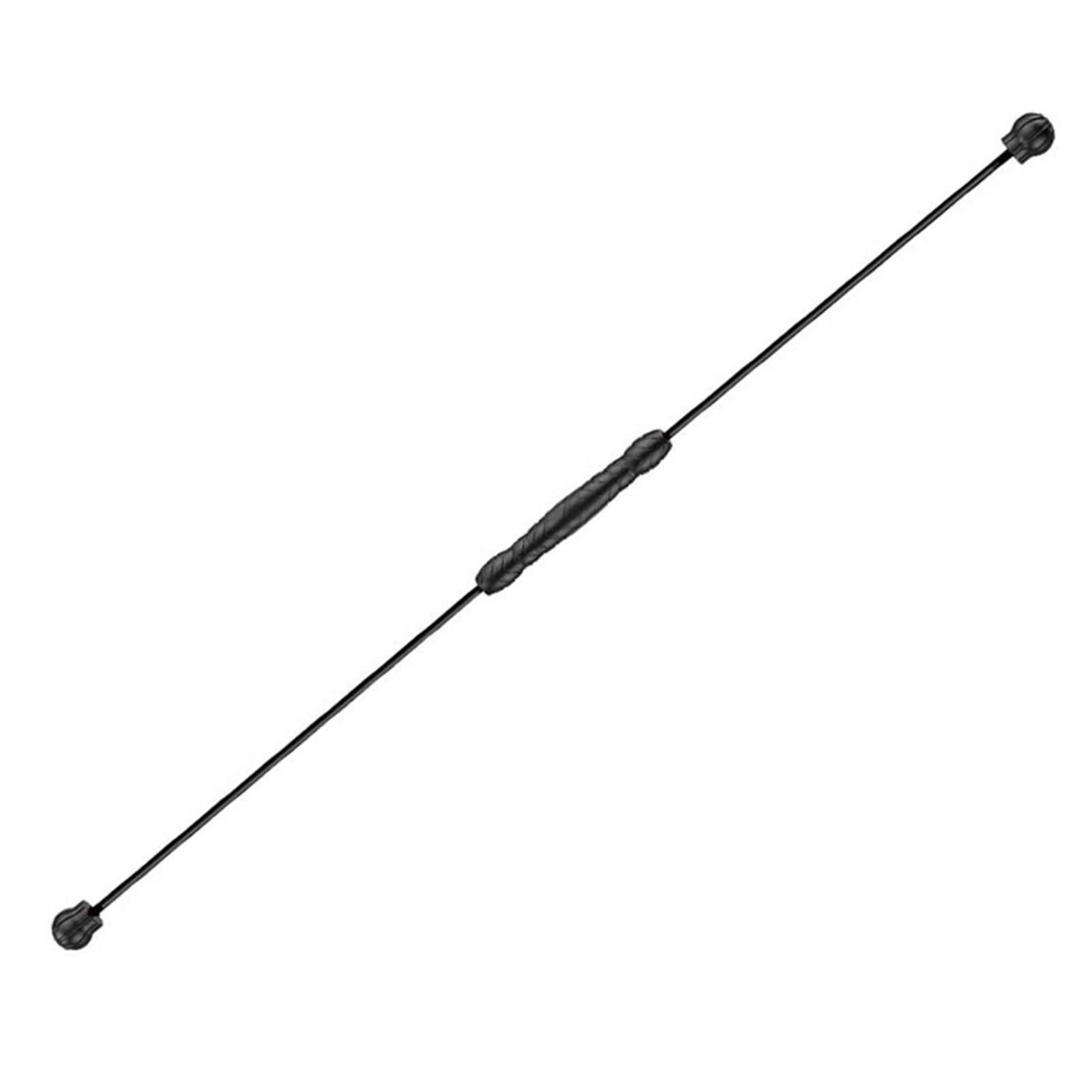 VBESTLIFE Elastic Fitness Bar, Ergonomic Handle Fitness Exercise Bar with Count Function for Home Gym Outdoor (Black)