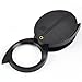 TRIXES 2 in 1 Pocket Magnifying Glass 10x 5X Optical Jewellers Lens
