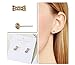 Kate Spade New York Ready Set Bow Stud Earrings (Clear/Gold)