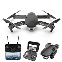 Drone,RC Quadcopter,M65 WiFi FPV 4K /1080P /480P HD Camera Altitude Hold Mode Lucoo Drone, Foldable Arms, RC Quadcopter Drone for Kids Adults + Bag (Black 4K)