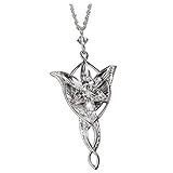 Niceroker Fashion the Lord of the Rings Elf Princess Evening Star Silver Necklace