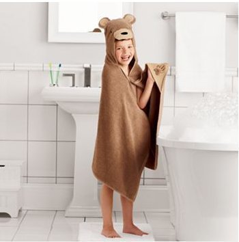 jumping beans hooded towel