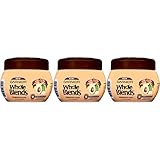 Garnier Hair Care Whole Blends Nourishing Mask with Avocado Oil & Shea Butter Extracts for Dry Hair, 3 Count