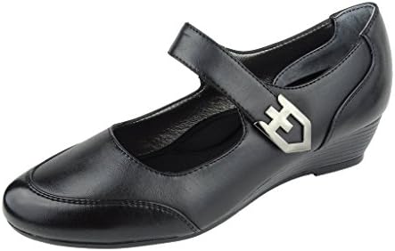 Le Comfort Women's Mary Jane Wedge Dress Shoe (8 B(M) US, Black)