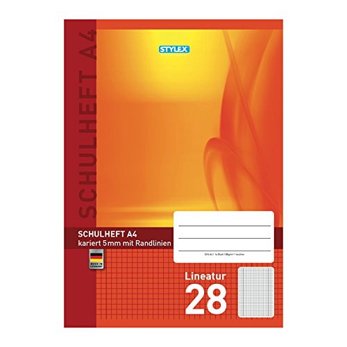 Stylex 29828 Schulheft A4 mit Lineatur 28