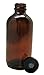 Oils For Everything 16 oz Glass Amber Bottles 2 Pack with Poly Seal Cap to Store Your Natural Cleaning Supplies, DIY Essential Oil Recipes or Beauty Fragrances