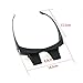 Genmine Horizontal Lazy Glasses High Definition Glasses Prism Periscope Lie Down Eyeglasses for Reading and Watch TV in Bed Unisex