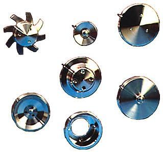 March Performance 1630 Performance Series Clear Powdercoat Aluminum V-Belt Pulley Kit - Set of 3