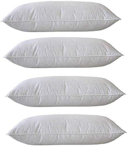 New Fashion Enter Best Night Sleeping Soft Pillow Polyester Fibre (60 X 40 cm, White) -Set of 4
