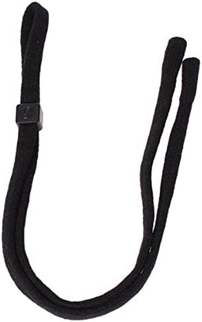 CHRWANG Adjustable Eyewear Retainer Eyeglass Strap Lanyard Holder Eyeglass Strap Black quadrate-6pcs
