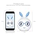 KssFire Portable 2 Models LED Children Night Light Rechargeable Baby Silicone Night Lamp Soft Nursery Lamp Sensitive Tap Control for Baby Bedroom (Blue)