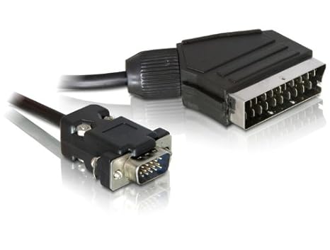 DeLock Kabel Video Scart Ausgang -> VGA Eingang