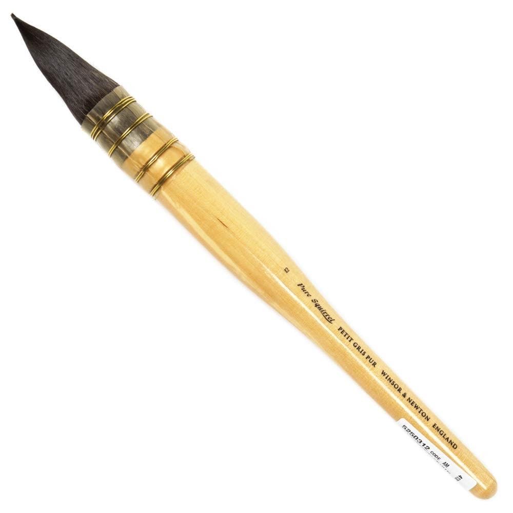 Winsor & Newton Size 12 Pure Squirrel Pointed Wash Brush