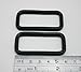 Generic Metal Black Rectangle Buckle 2