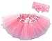 Dancina Baby Girls Toddlers Tutu with Matching Headband Set 6 months to 4 yrs
