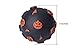 EXPAWLORER Halloween Squeaky Dog Balls Toys- 2 Pack Interaction Dog Toy Set with Pumpkin and Bat Bumps for Boredom, 3-Inch