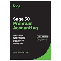 SAGE 50 PREMIUM ACCOUNTING 2024 U.S. 1-USER 1-YEAR
