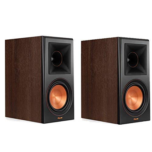 Klipsch RP-600M Reference Premiere Bookshelf Speakers – Pair (Walnut) (Renewed)