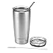 vanpo Vacuum Insulated Water Bottle, 17OZ Thermos Double Wall Stainless Steel Water Bottle Keep Hot Drink for 12 Hours