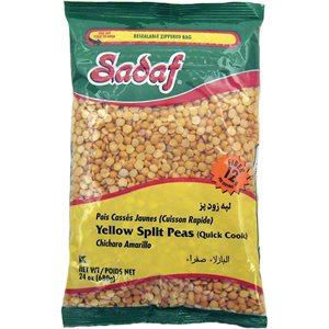 Sadaf Yellow Split Peas 24 Oz. (Quick Cook)