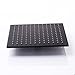 KunMai Rainfall 12 Inches Square Shower Head for Bathroom Rain Shower Head Solid Brass in Matte Black
