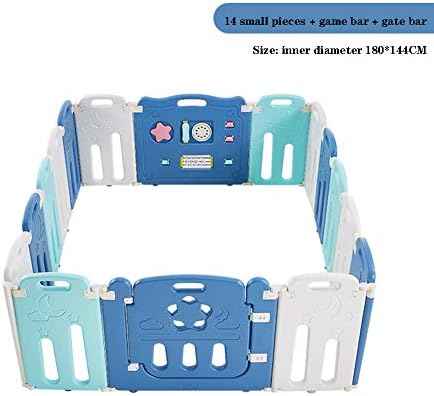 赤ちゃんは14枚のパネル折り畳み式強く 耐久性乳児 特価 フェンスを再生します 幼児活動センター安全柵