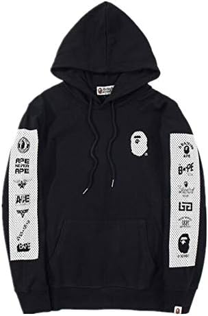 Wupi Fashion Bape Casual Print Pullover Hoodie for Men/Women