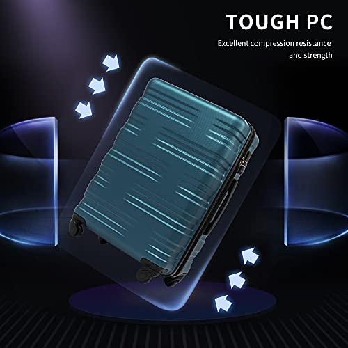 Merax luggage sets of 3 with TSA Lock and Spinner Wheels, Hardshell