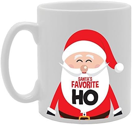 Santa's Favourite Ho Novelty Gift Ceramic Tea Coffee Mug