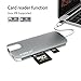 KODLIX GN30H USB-C Hub Type-C Adapter with PD Charging, 4K HDMI @30Hz/ 1000M Ethernet/ 3 USB 3.0 Ports/ TF SD Card Reader for Macbook (Pro), Google Chromebook 2016