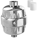 {SALE} High Output 15 Stage Universal Shower Water Filter with Vitamin C – 2 cartridges included – Improve the condition of your skin, nail and hair & Reduces dry itchy skin, dandruff and eczema
