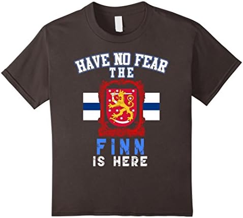 Kids Have No Fear The Finn Is Here. Pride Finn Shirt 8 Asphalt