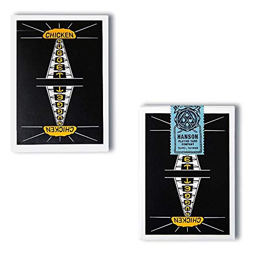 Tavoloverde Playing cards Vintage Chicken Nugget - Black