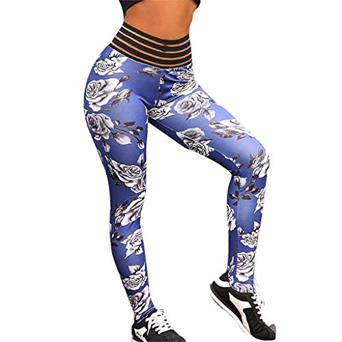 Workout Printing Leggings Women Ladies High Striped Waist Yoga Pants Fit Sports Gym Running Athletic Pants