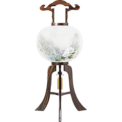 Amazon 芙蓉山水 銘木行灯提灯黒檀11号 P1820020 ちょうちん 屋内用