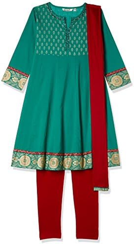 Karigari by Unlimited Girls' Regular Fit Dress Suit