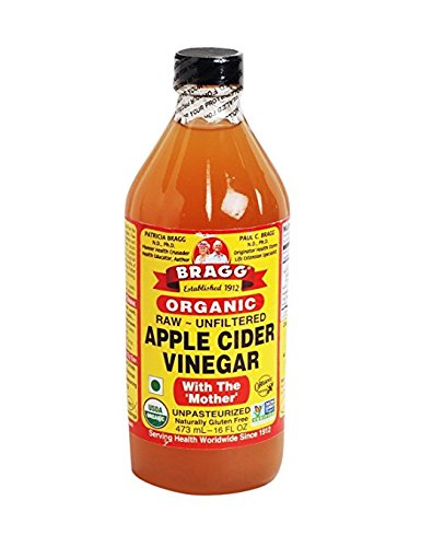 Bragg USDA Organic Raw Apple Cider Vinegar w/ No Mother | 16oz Bottle | Gluten F…